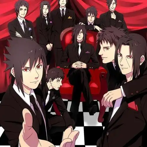 火影忍者当宇智波一族穿上西装颜值高出天际鼬神佐助帅气逼人