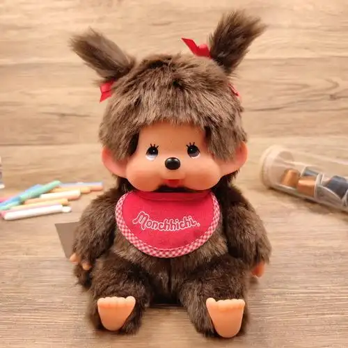 蒙奇奇公仔 monchhichi萌趣趣蒙奇奇日本娃娃公仔玩偶可爱毛绒女生