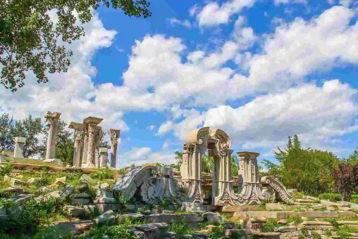 圆明园里的荷塘月色