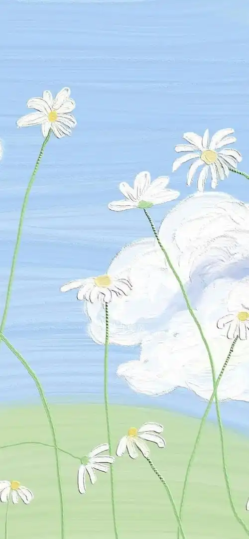 蓝色小清新壁纸背景