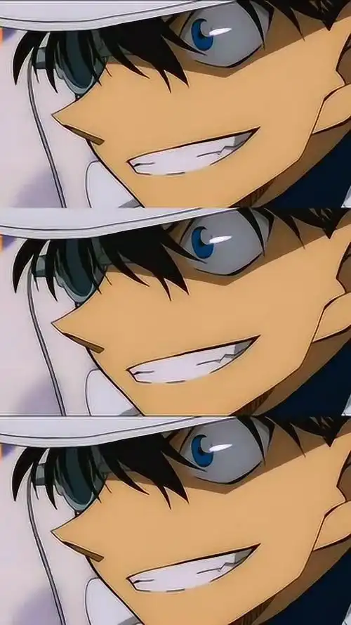 我真的太爱这个笑容了:怪盗基德