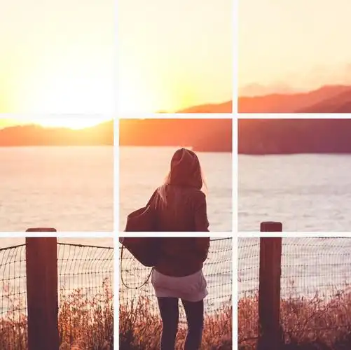 把照片做成9宫格和心形都只需3步手机摄影这么修图真好看