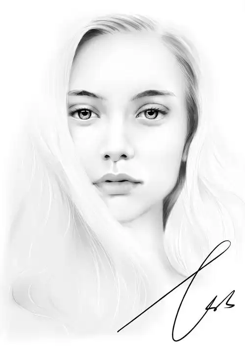 原创 素描人像|插画|艺术插画|珊珊姓唐 - 原创作品 - 站酷 (zcool)