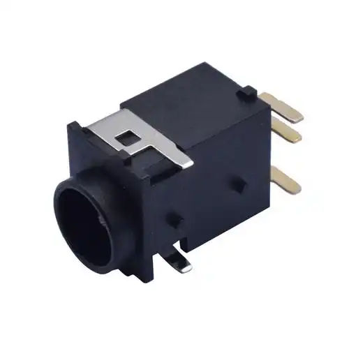 dc1852电源插座ip67级防水dc充电母座pj001bh 6.1mm插口卧式插件