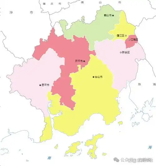 清朝惠州府(中国历史地图集)1988年1月7日,设立地级汕尾市.