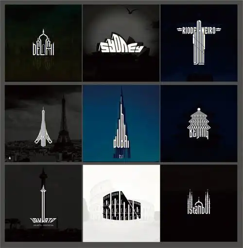 世界著名建筑logo