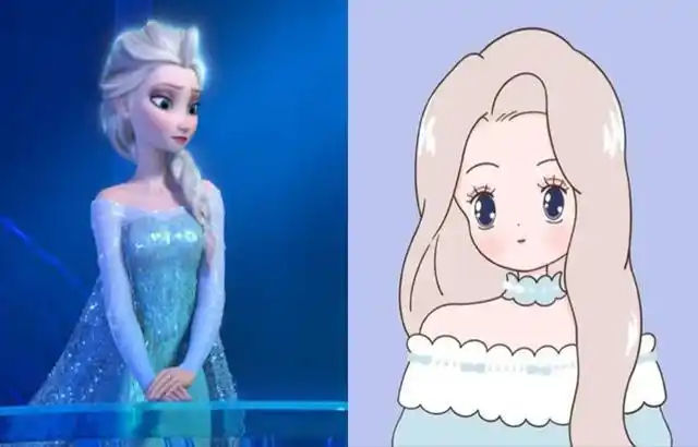 当迪士尼公主变洛丽塔,花木兰清秀美丽,白雪公主俏皮可爱