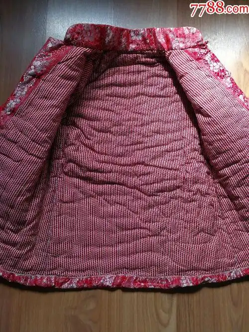 全新老式缎面花棉袄