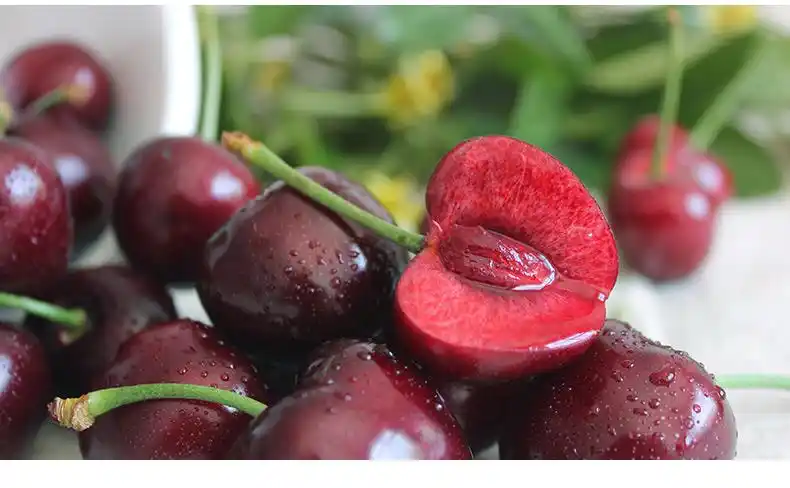 都乐车厘子智利车厘子都乐santina甜樱桃dole黑车礼盒5j34mm及以上