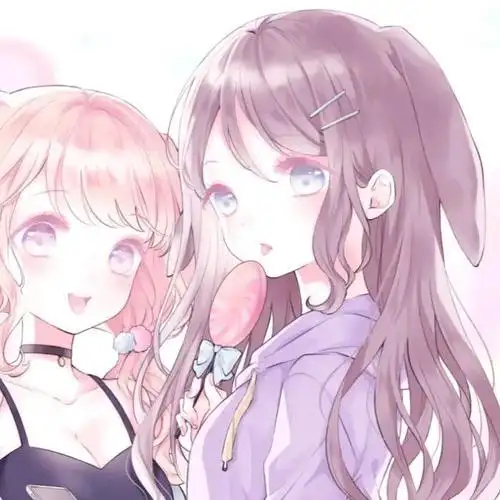 五个闺蜜头像一人一张动漫