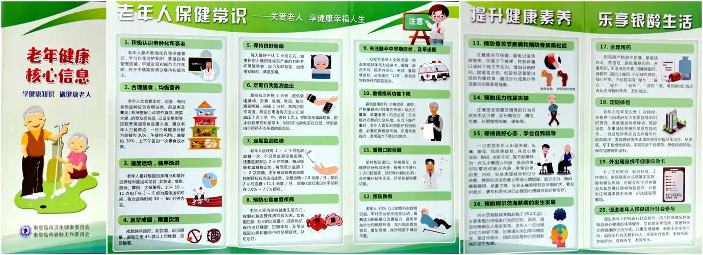 关爱老人保健知识手册