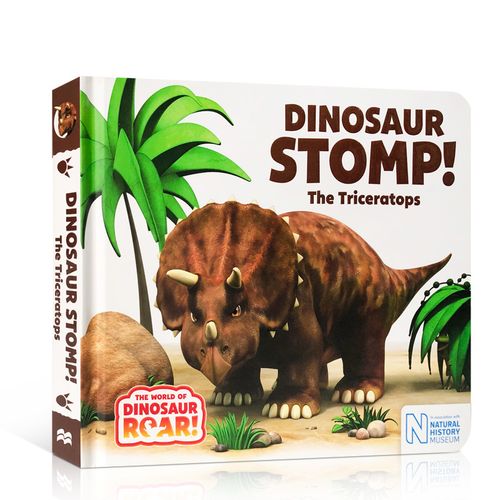 dinosaur英文英语教书早教互动亲子35岁读物绘本儿童读物原版书