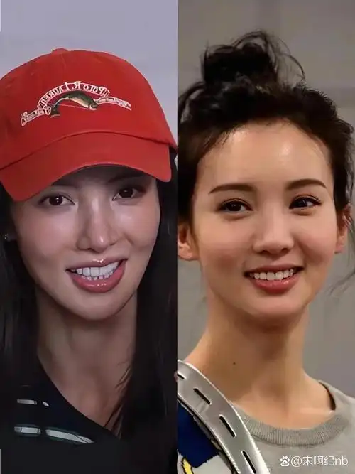 我真的想不通为什么金晨为什么这样?真是好直观的对比