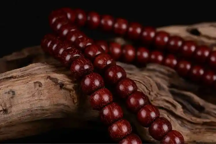 小叶紫檀佛珠手串108颗念珠正宗老料檀香紫檀男女款正品