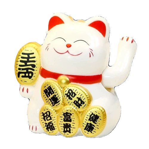 太阳能招财猫车载摆件可爱卡通办公学生生日礼物少女心家居小礼品