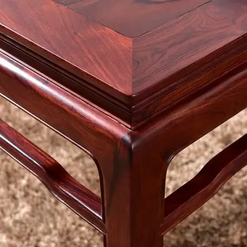 红木家具老挝红酸枝木餐桌椅组合中式实木八仙桌四方桌家用休闲桌