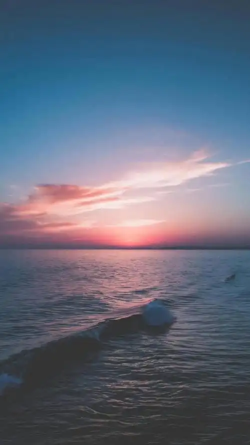 破晓前最飘逸的伏笔——黄昏手机壁纸