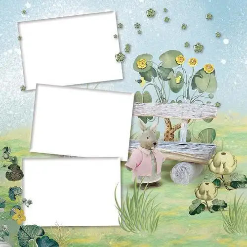 相册 相册模板 儿童相册 童话 童话故事 可爱相册 梦幻相册 插画 儿童