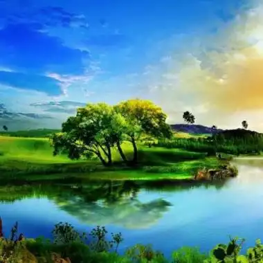 很有质感很精致的风景招财头像_风景头像_美头网
