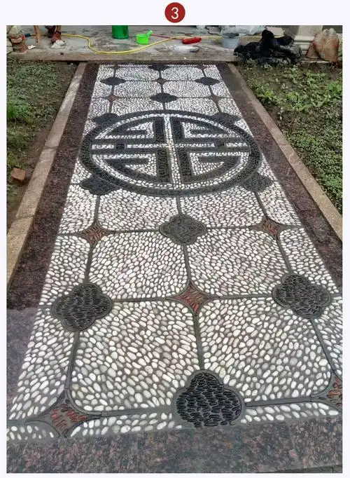 白色鹅卵石头高抛光鹅暖石鹅软石鱼缸园林造景卵石庭院铺路铺面 50斤