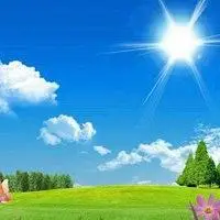 美丽的大草原阳光风景头像点击鼠标右键下载