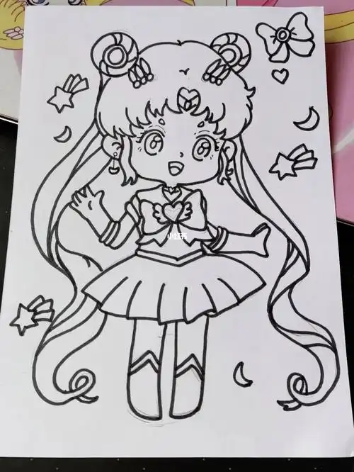 看动漫就知道啥年代的#动漫  #动漫分享  #儿童画 #动漫手绘  #每日一