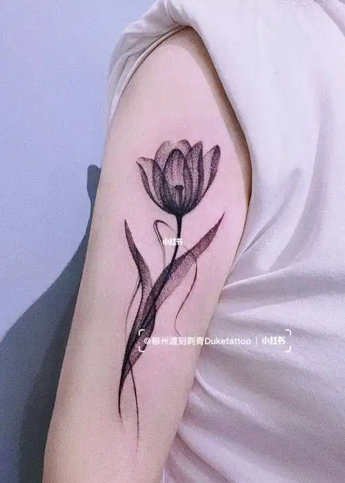 郁金香纹身柳州duke