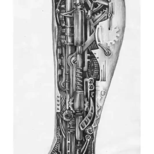 可约#刺青艺术 #手稿分享 #新沂纹身 #机械 - 抖音