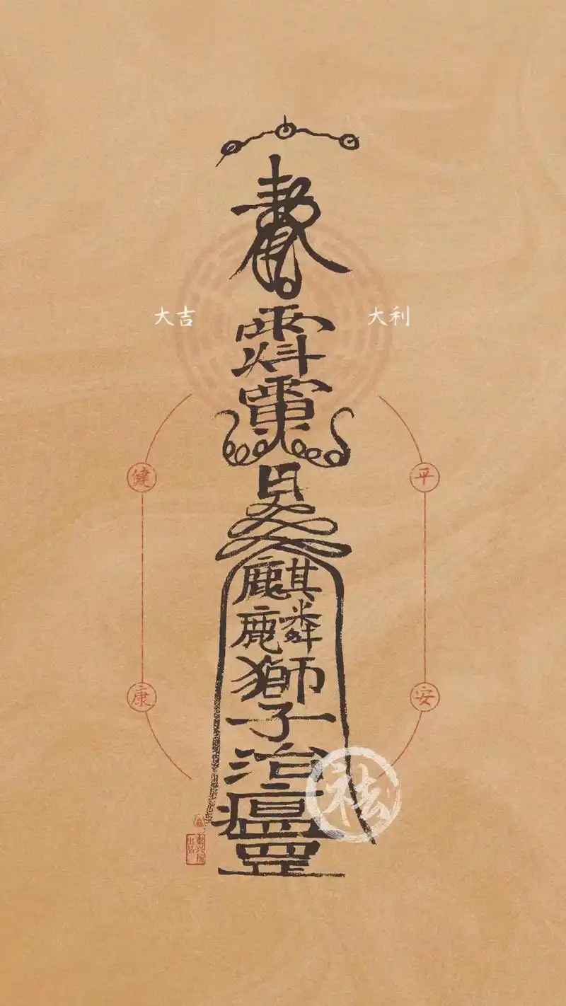 金日壁纸驱邪避秽