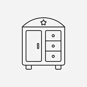 柜子,线条,象征