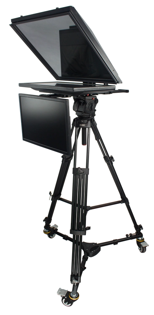 校园演播室提词器 网课直播互动带电脑可翻转图片提词器