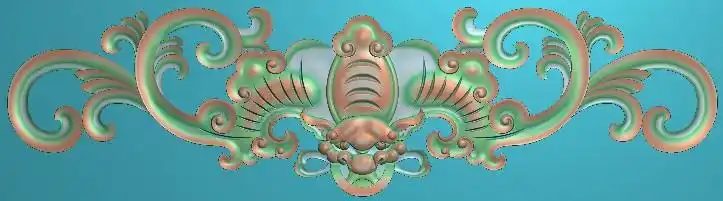 精雕图jdp灰度图bmp电脑雕刻浮雕图sf96蝙蝠洋花蝙蝠铜钱抽屉牙板