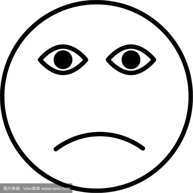 悲伤的脸表情符号
