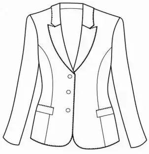 女式西装款式设计