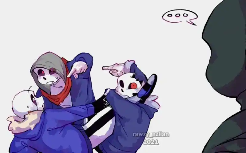 【undertale漫配/邪骨团的沙雕日常】他他他,是他干的_哔哩哔哩_bili