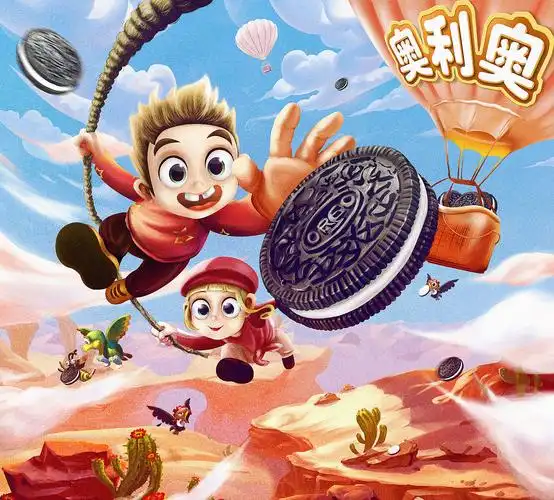 奥利奥电商手绘原创