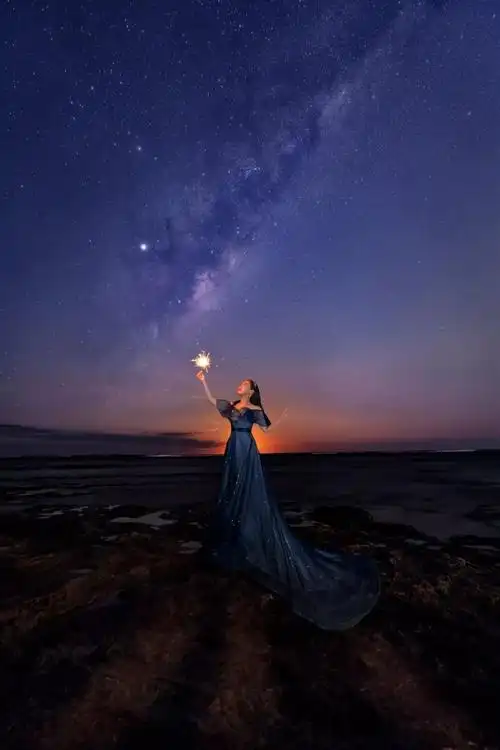 浅谈星空人像的前后期操作技巧