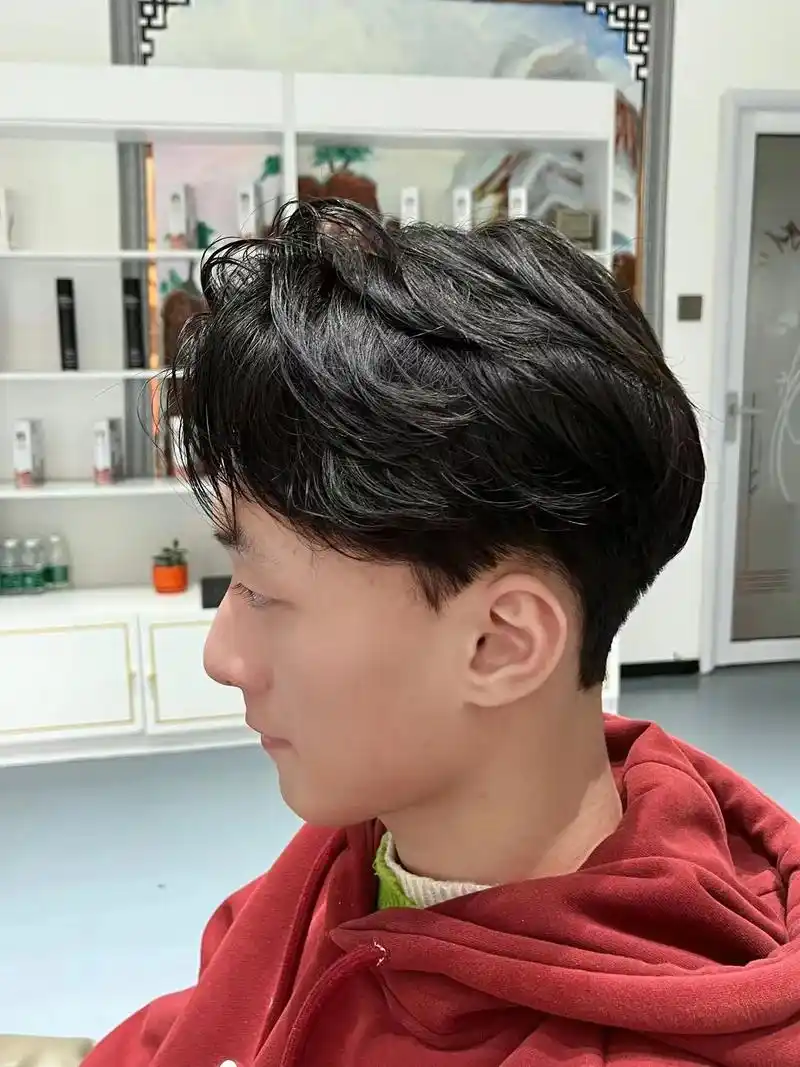 男士纹理烫.《新年新发型》     韩式纹理烫     一款 - 抖音