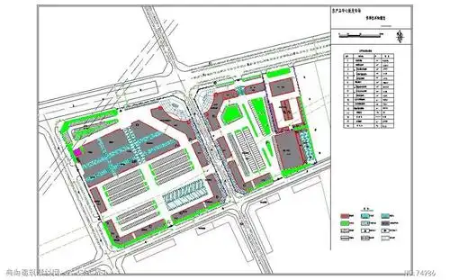 某农产品市场详细规划图
