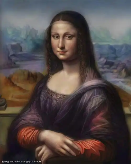 蒙娜丽莎的微笑图片