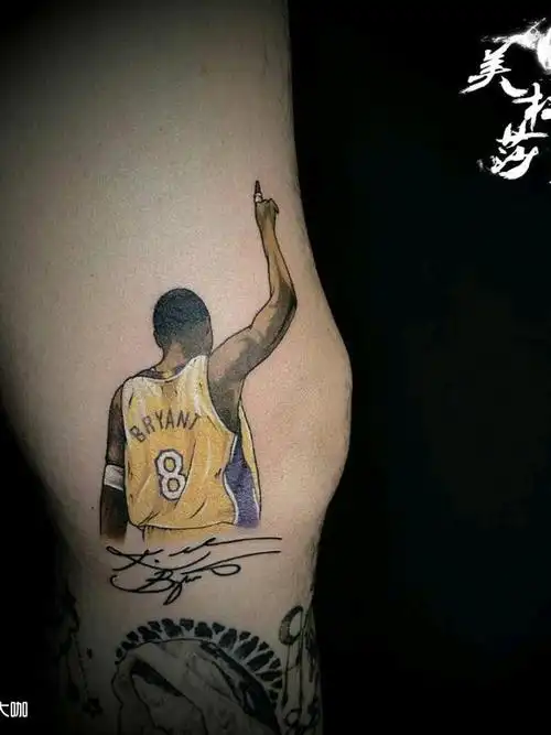 科比_纹身图案手稿图片_夏逢均的纹身作品集