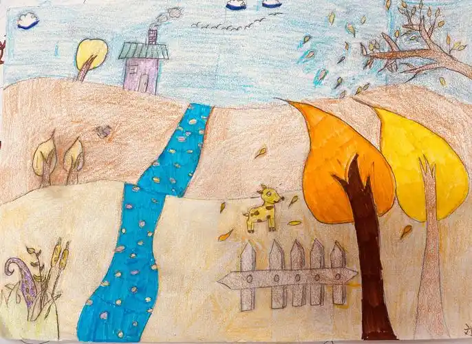 包头市第一实验小学南海分校——秋天"悄悄画"四年级作品投票