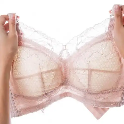 内衣女超薄款大胸显小文胸大码胖mm无钢圈全罩杯神器缩胸瘦