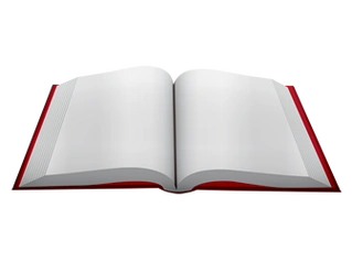 翻开的无字空白书本书籍高清免抠图(10张)