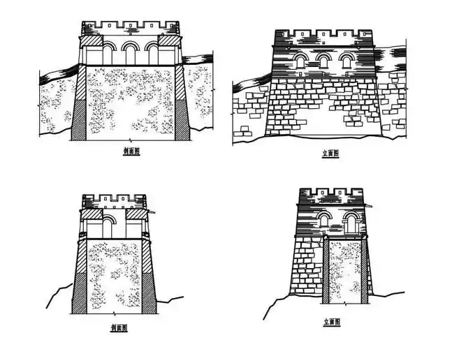 长城敌台结构图《罗哲文全集》十册精美套装首发限时折扣中式营造折扣