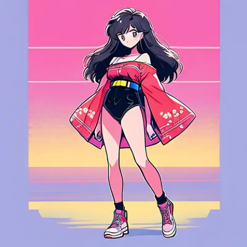 女生头像全身96|彩色女生漫画风来袭