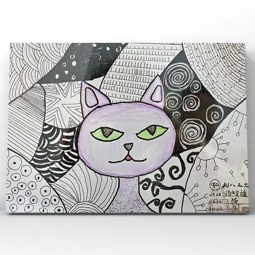 "点线面的应用"——秋叶画室学生作品