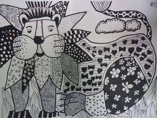 少儿线描画_高端儿童美术培训小画童官网 — 专注4-12岁儿童美术培训