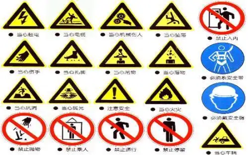 安全标识标手抄报 安全手抄报