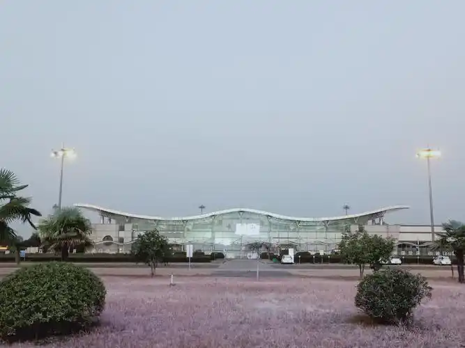 黄山屯溪机场 周边环境好 空气好